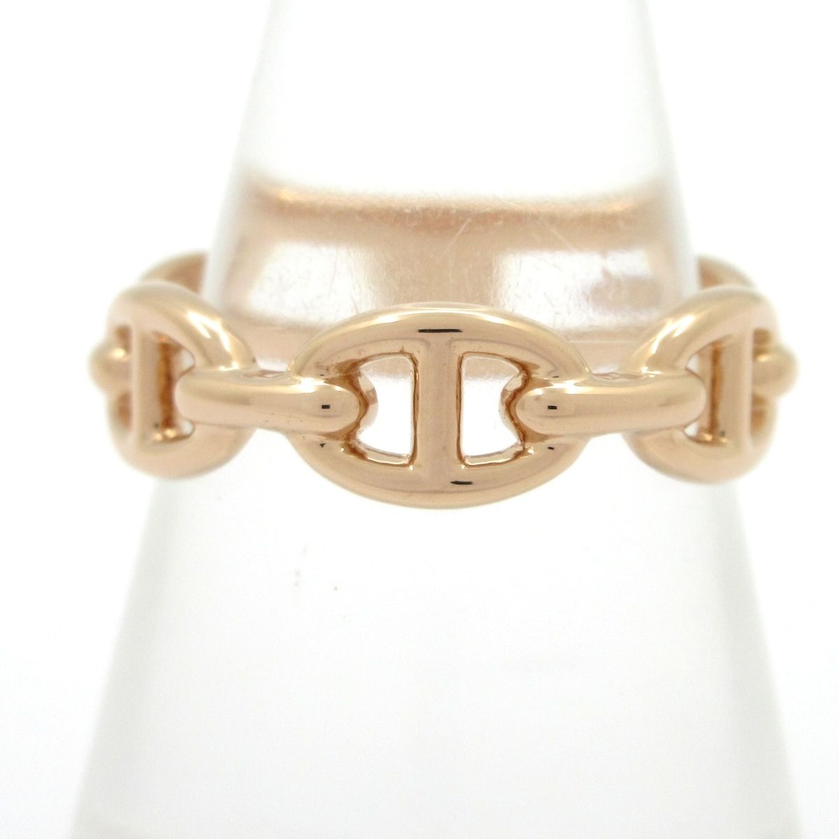 Hermes Ring Chaine D'ancre Enchainee 18k Pink Gold