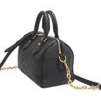 Louis Vuitton Monogram Empreinte Speedy Bandouliere 20 Shoulder Bag 2-Way Noir — view 2