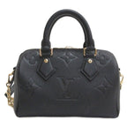 Louis Vuitton Monogram Empreinte Speedy Bandouliere 20 Shoulder Bag 2-Way Noir — view 3
