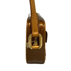 Louis Vuitton Shoulder Bag Monogram Vernis Christie MM Blanc Leather — view 2