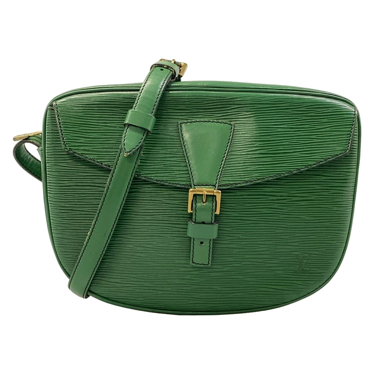Louis Vuitton Shoulder Bag Epi Jeune Fille Borneo Green Leather