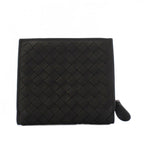 Bottega Veneta Intrecciato Bifold Wallet Leather Black — view 3