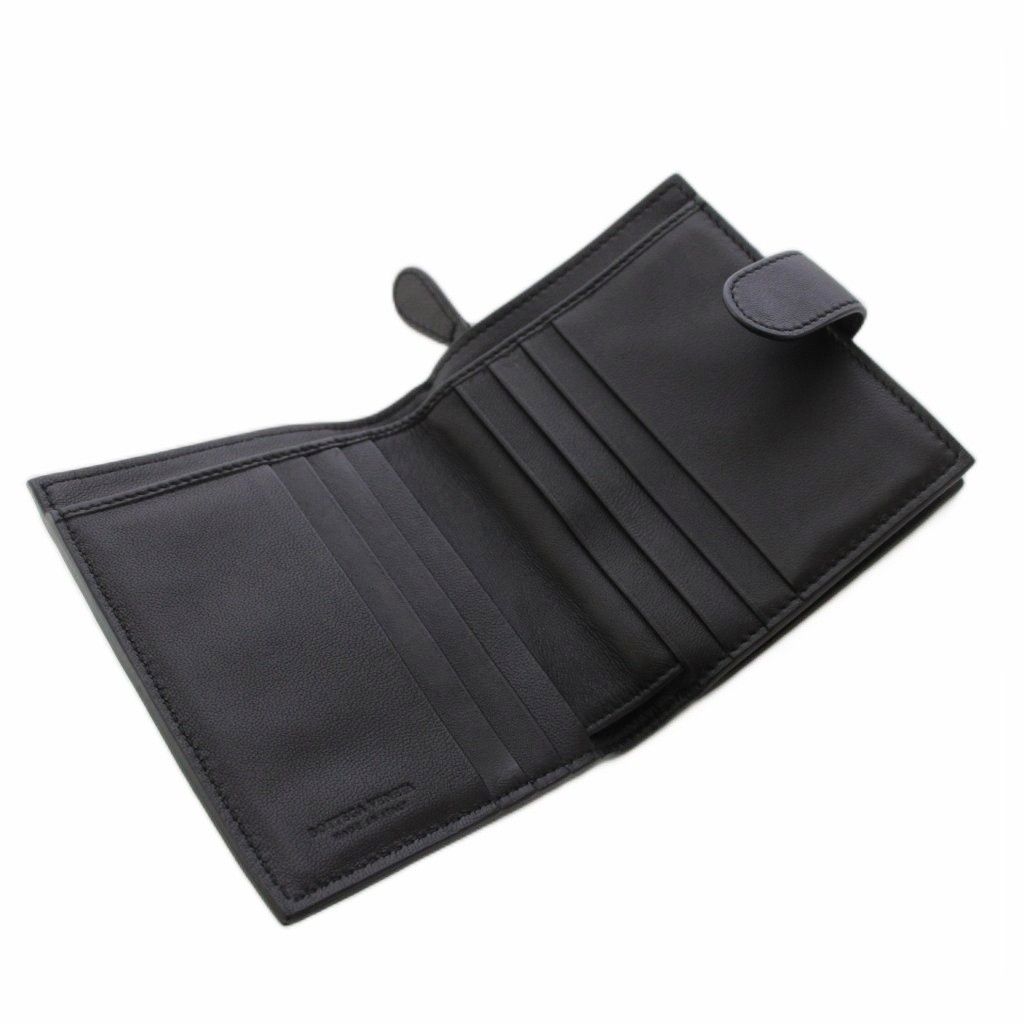 Bottega Veneta Intrecciato Bifold Wallet Leather Black — view 4