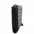 Bottega Veneta Intrecciato Bifold Wallet Leather Black — view 2