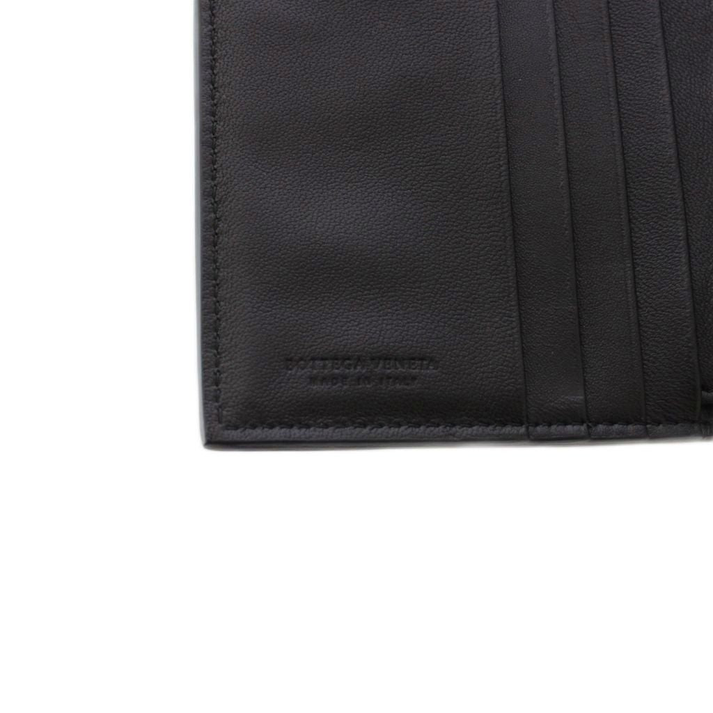 Bottega Veneta Intrecciato Bifold Wallet Leather Black — view 7
