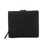 Bottega Veneta Intrecciato Bifold Wallet Leather Black