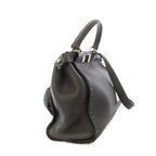 Fendi Selleria Peekaboo 2-Way Shoulder Bag Leather Gray — view 2