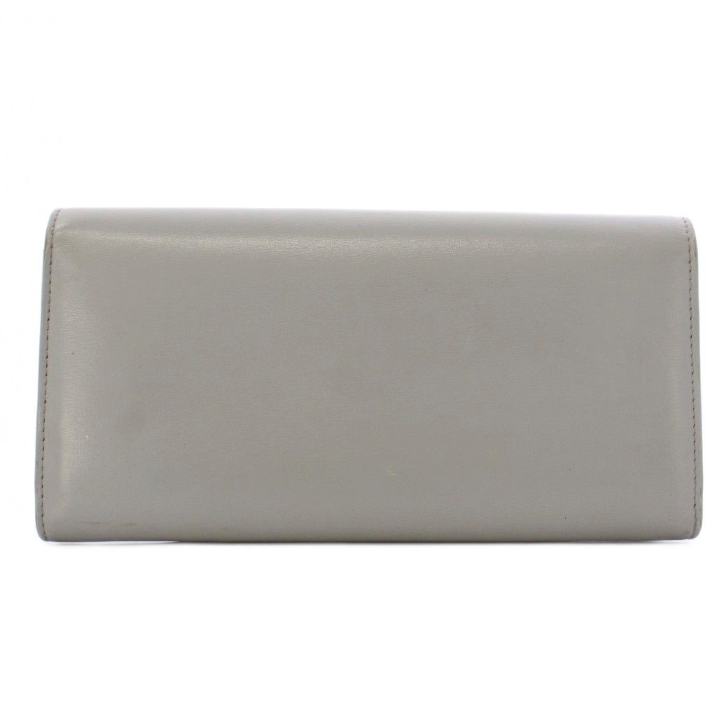 Celine Triomphe Wallet Bifold Gold Gray — view 3