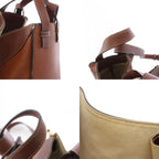 Loewe Hammock Small Shoulder Bag 2-Way Brown — view 8