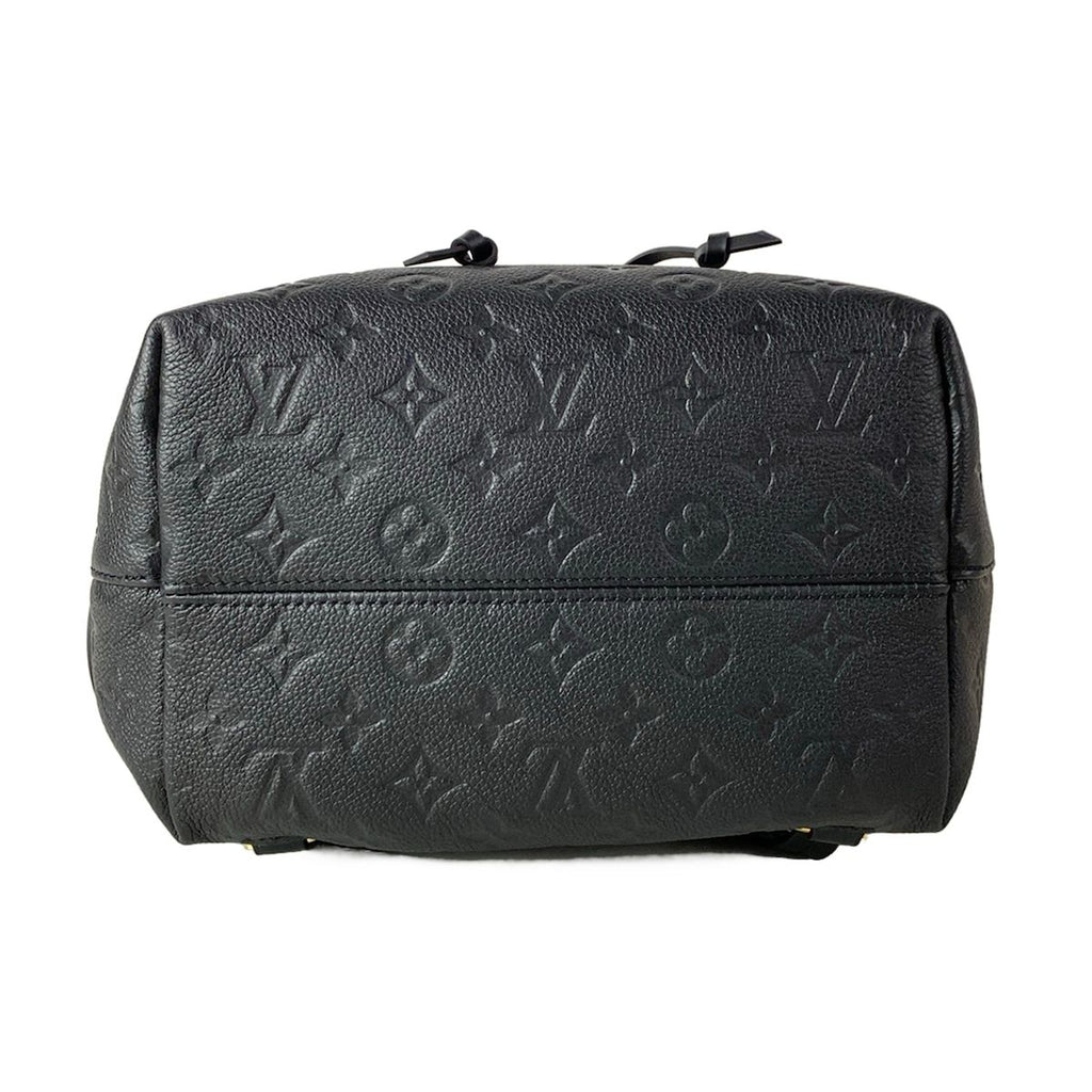 Louis Vuitton Backpack Monogram Empreinte Montsouris PM Noir Leather Cowhide — view 5