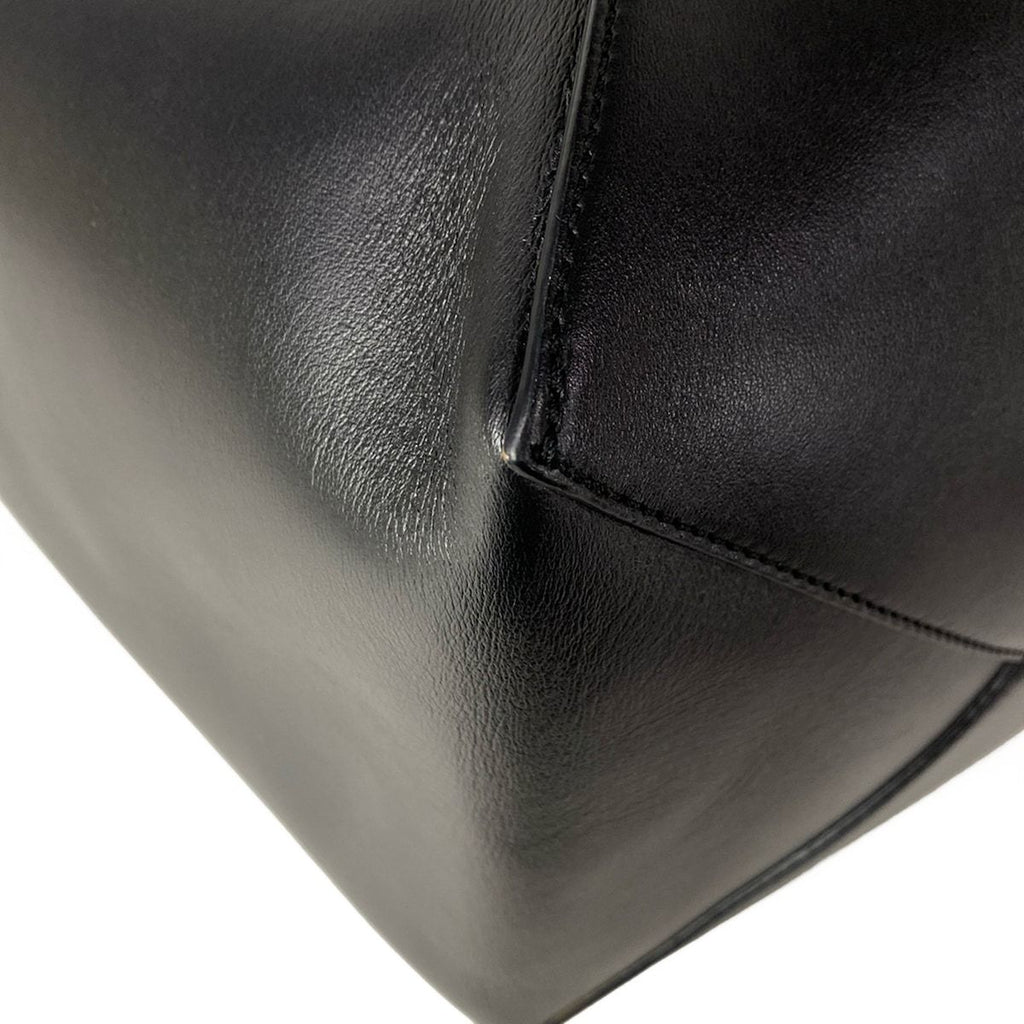 Loewe Tote Puzzle Fold Large Black Brown Warm Desert Leather — view 6