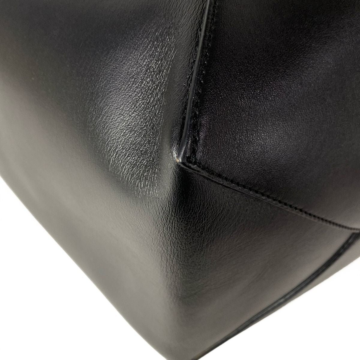 Loewe Tote Puzzle Fold Large Black Brown Warm Desert Leather — view 6