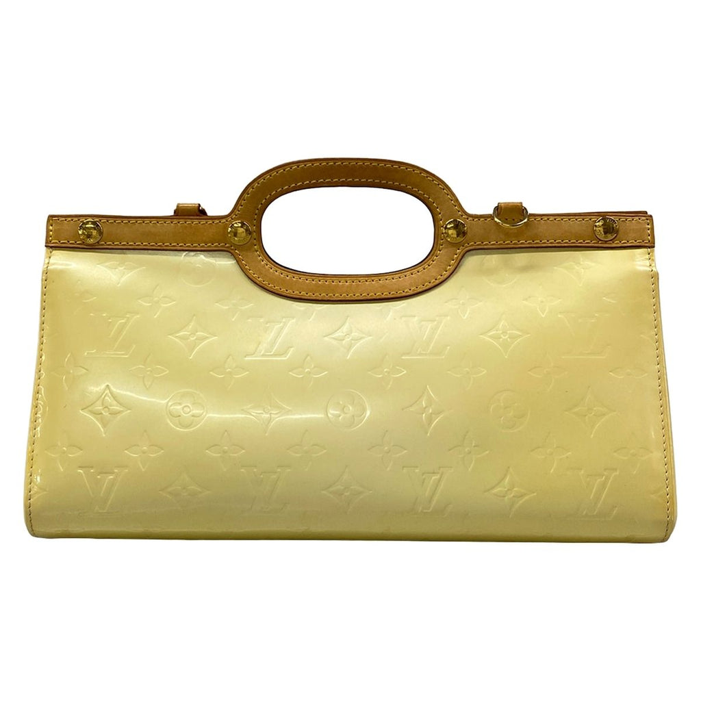 Louis Vuitton Handbag Monogram Vernis Roxbury Drive Perlee Leather