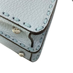 Fendi Handbag Peekaboo ISeeU Small Selleria Light Blue Leather — view 7