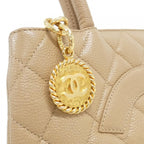 Chanel Bag Handbag Beige — view 5