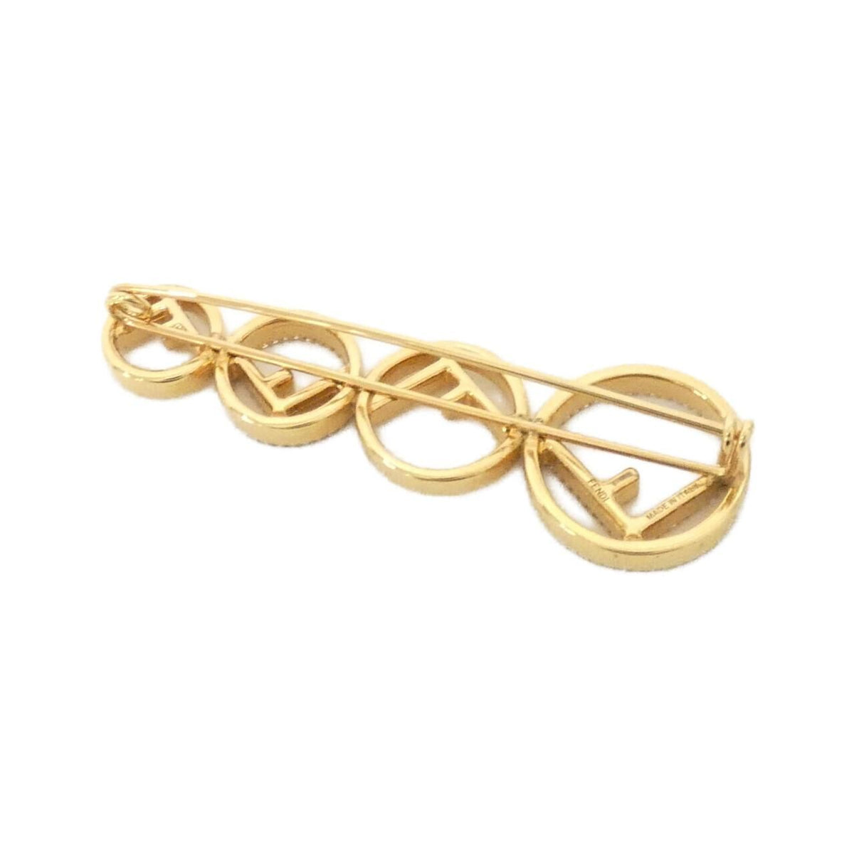 Fendi F is Fendi Brooch — view 2
