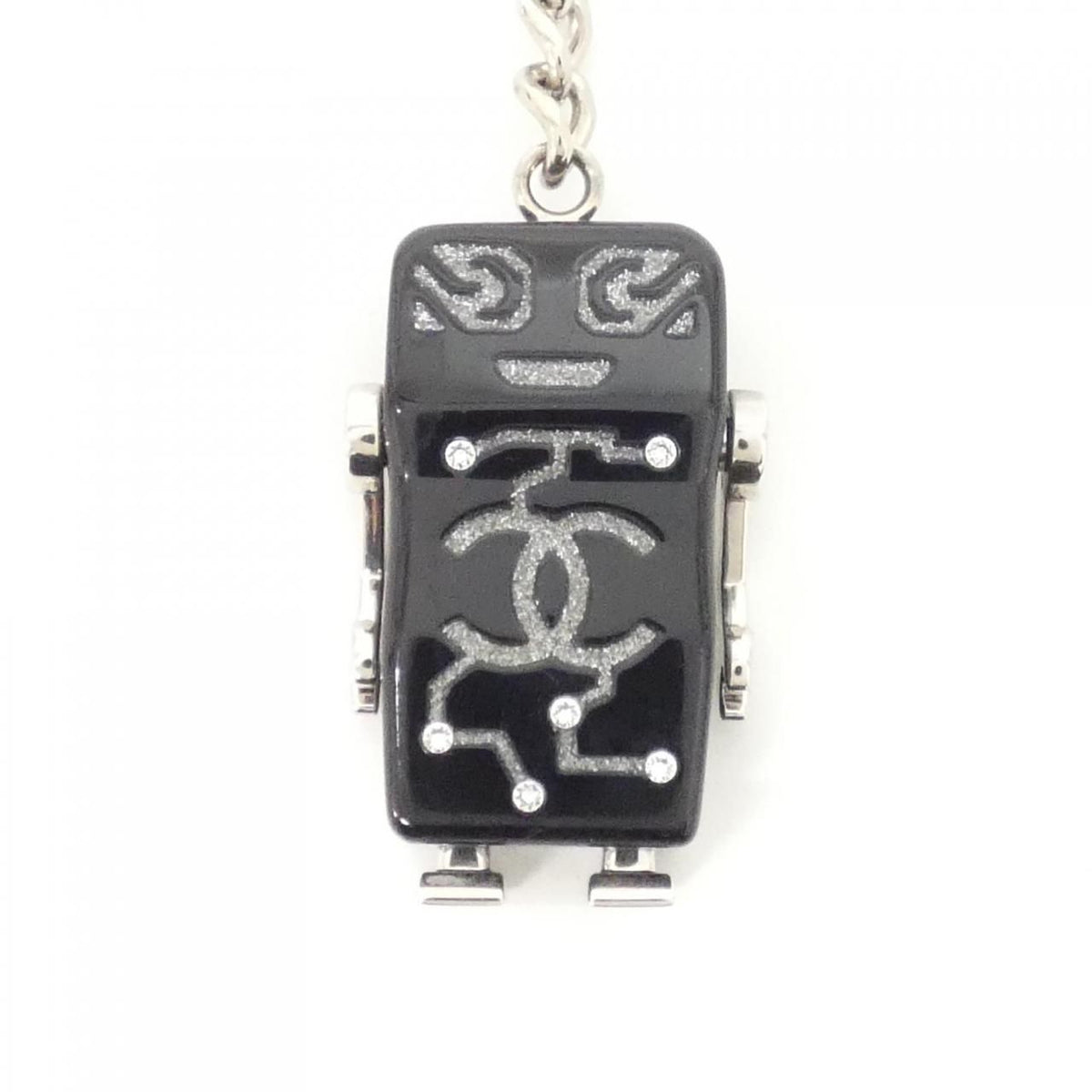 Chanel Key Holder Black Keychain — view 2