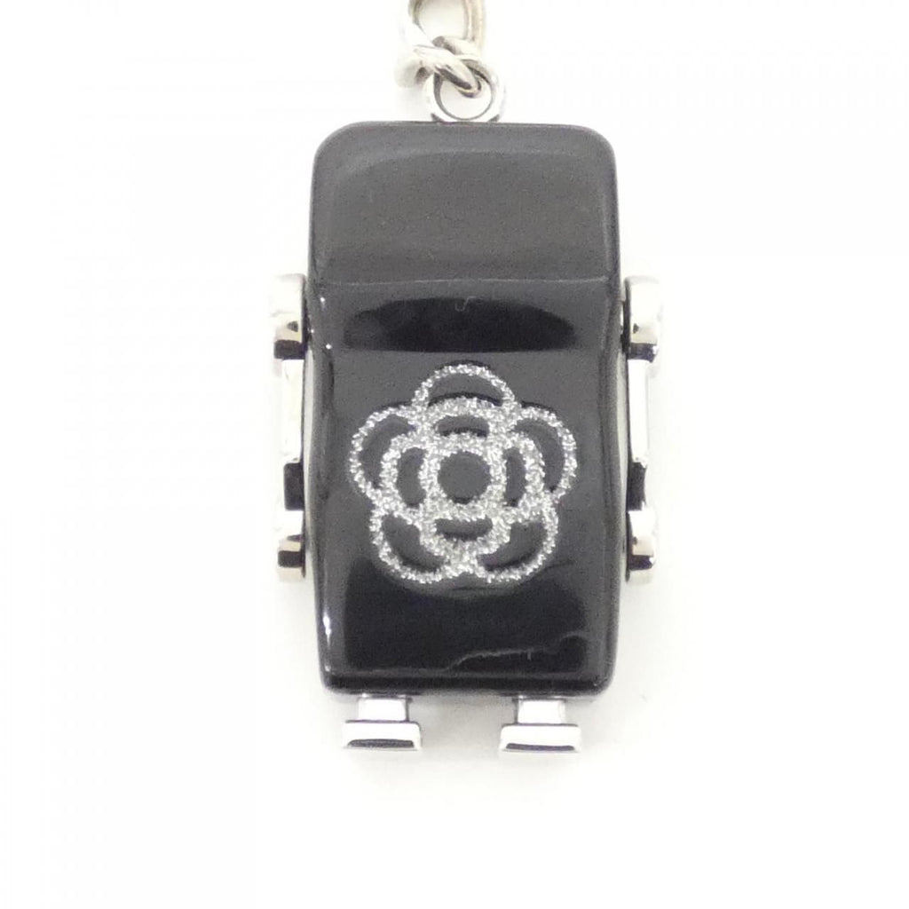 Chanel Key Holder Black Keychain — view 3