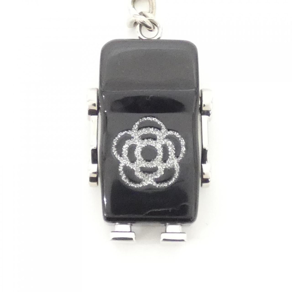 Chanel Key Holder Black Keychain — view 3