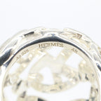 Hermes Ring Chaine D'ancre Enchainee TGM 925 Sterling Silver — view 4