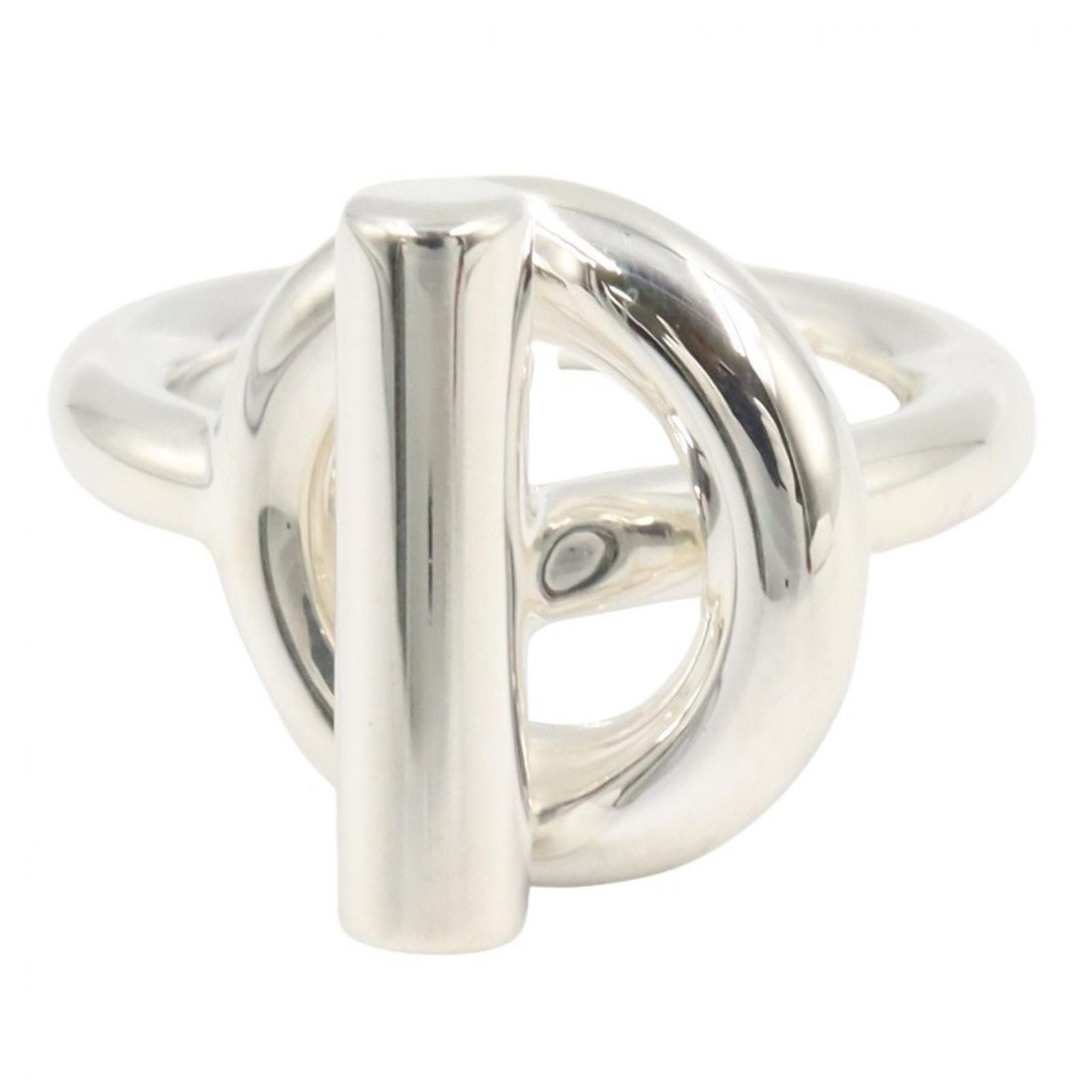 Hermes Ring Echappee MM 925 Sterling Silver — view 2