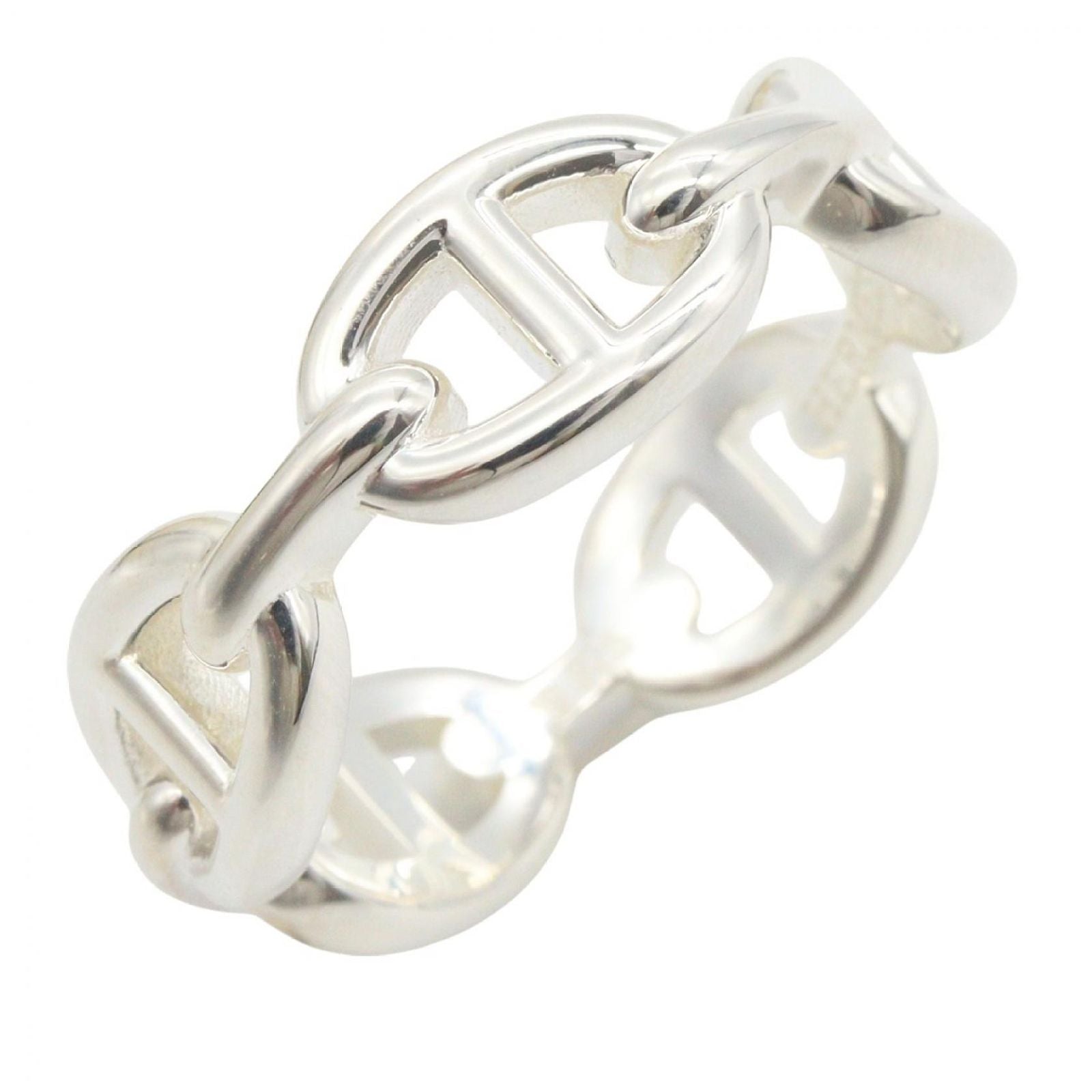 Hermes Ring Enchainee 925 Sterling Silver