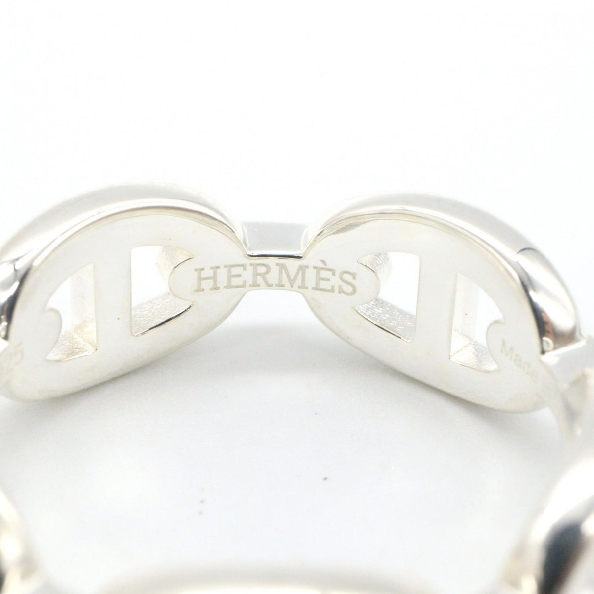 Hermes Ring Enchainee 925 Sterling Silver — view 4