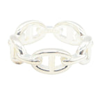 Hermes Ring Enchainee 925 Sterling Silver — view 2