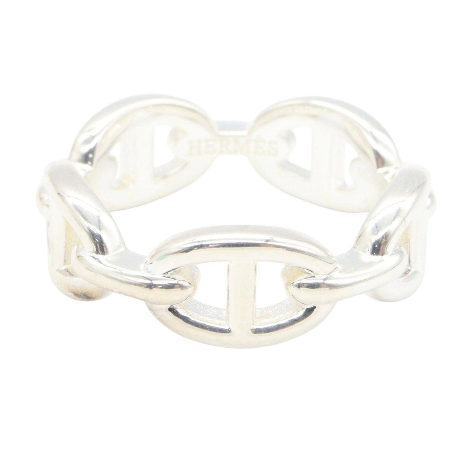 Hermes Ring Enchainee 925 Sterling Silver — view 2