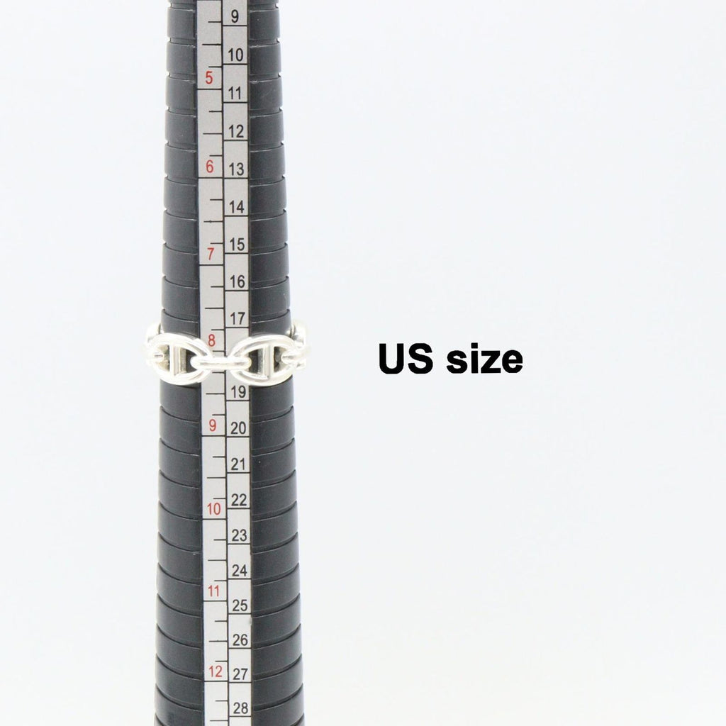 Hermes Ring Enchainee 925 Sterling Silver — view 8
