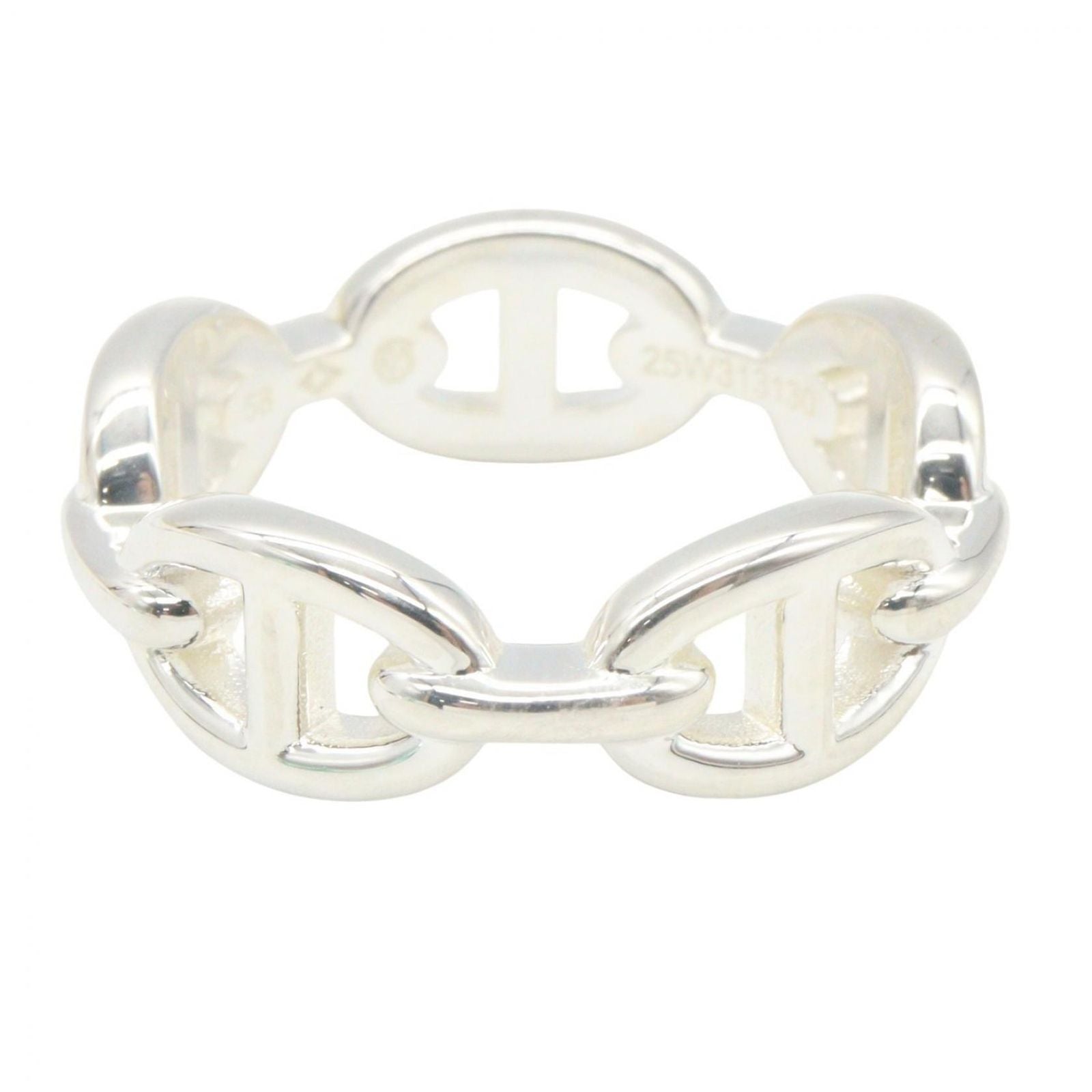 Hermes Ring Enchainee 925 Sterling Silver — view 3