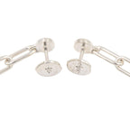 Hermes Earrings Chaine D'ancre Game 925 Sterling Silver — view 2