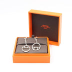 Hermes Earrings Chaine D'ancre Game 925 Sterling Silver — view 7