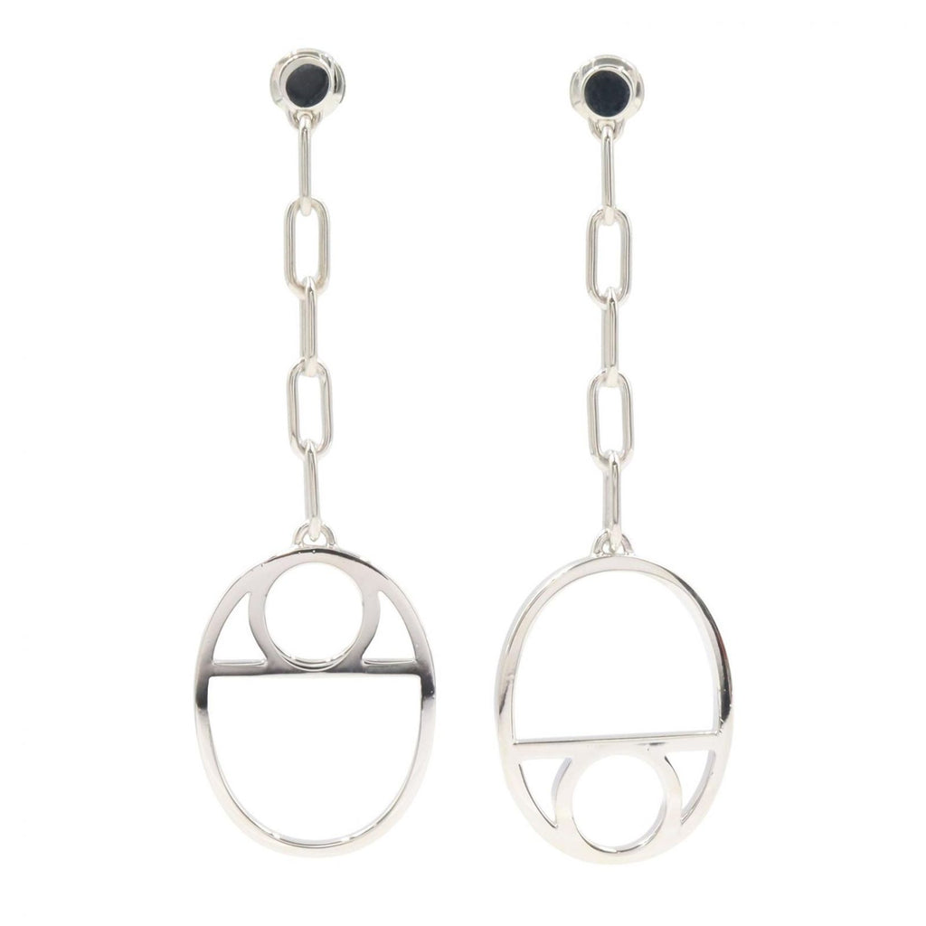 Hermes Earrings Chaine D'ancre Game 925 Sterling Silver