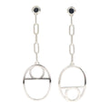 Hermes Earrings Chaine D'ancre Game 925 Sterling Silver