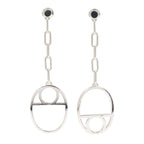 Hermes Earrings Chaine D'ancre Game 925 Sterling Silver