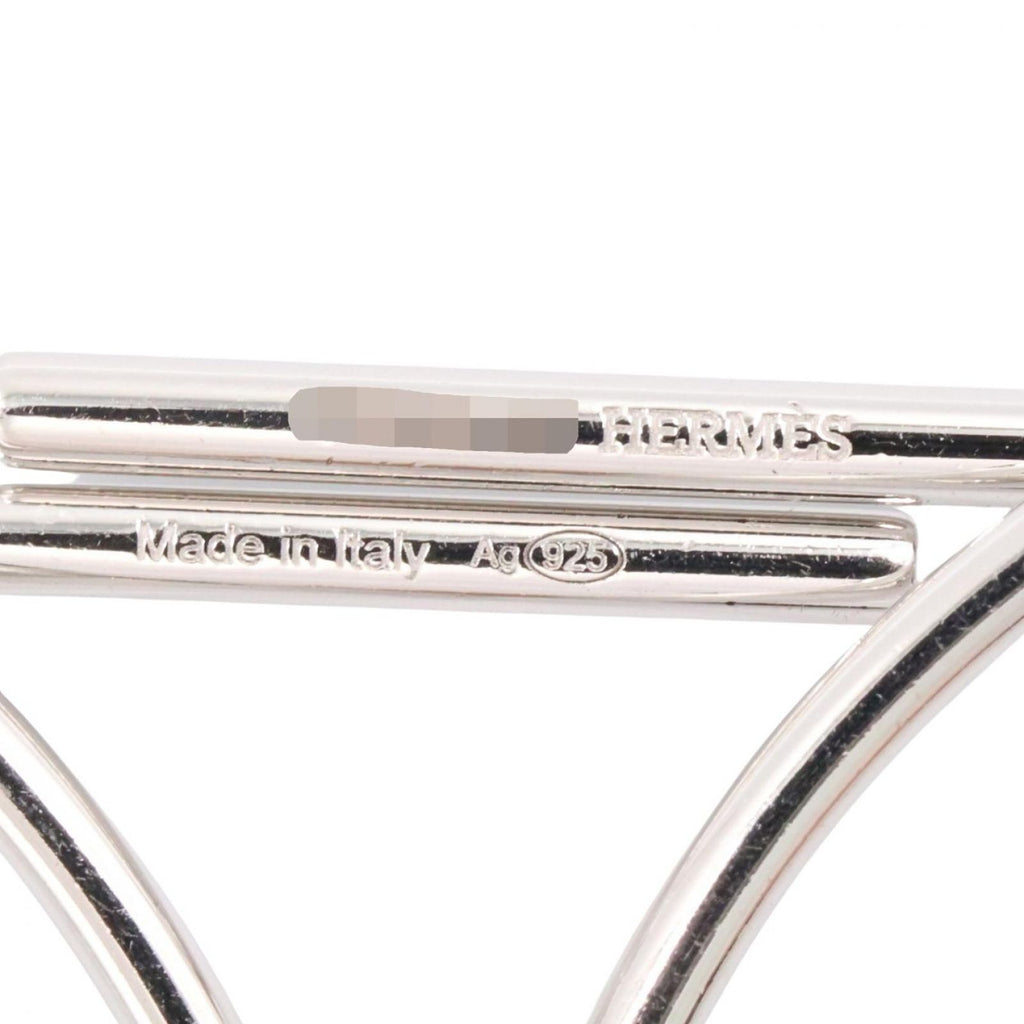 Hermes Earrings PM 925 Sterling Silver — view 5