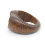 Hermes Ring Wood Silver — view 4