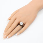 Hermes Ring Wood Silver — view 8