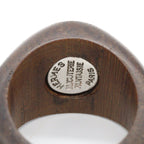 Hermes Ring Wood Silver — view 5