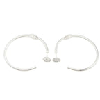 Hermes Earrings Chaine D'ancre Enchainee GM 925 Sterling Silver — view 2