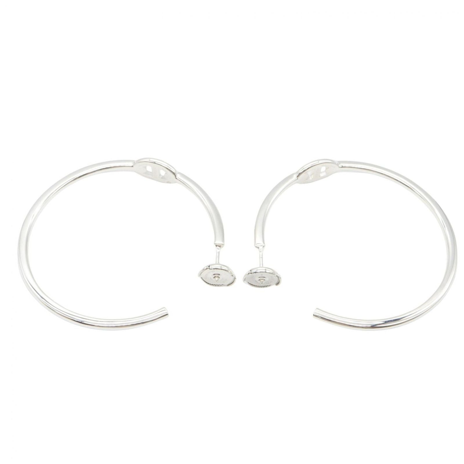Hermes Earrings Chaine D'ancre Enchainee GM 925 Sterling Silver — view 2