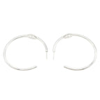 Hermes Earrings Chaine D'ancre Enchainee GM 925 Sterling Silver — view 3