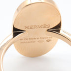 Hermes Ring Chaine D'ancre Verso MM Diamond Ceramic 18k Pink Gold — view 4