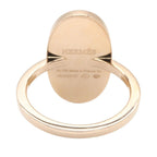Hermes Ring Chaine D'ancre Verso MM Diamond Ceramic 18k Pink Gold — view 3