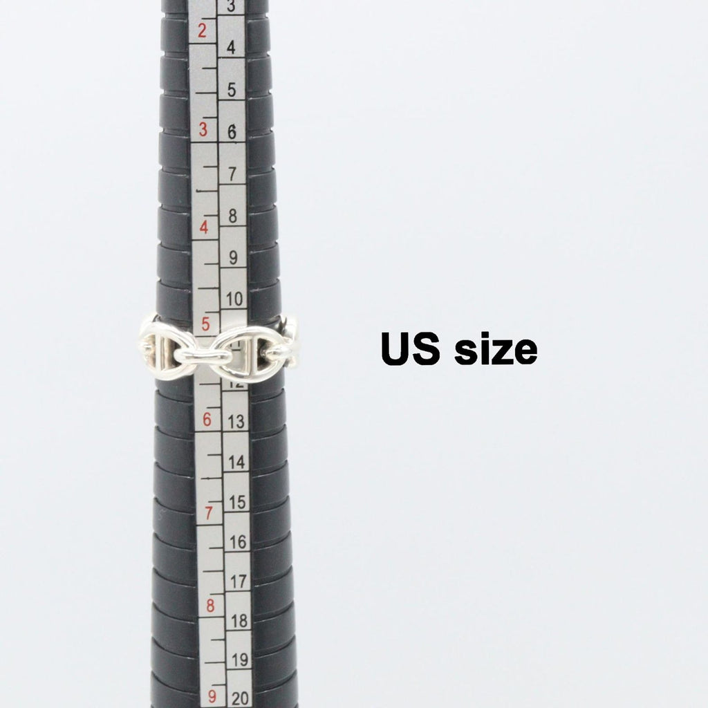 Hermes Ring Enchainee PM 925 Sterling Silver — view 8
