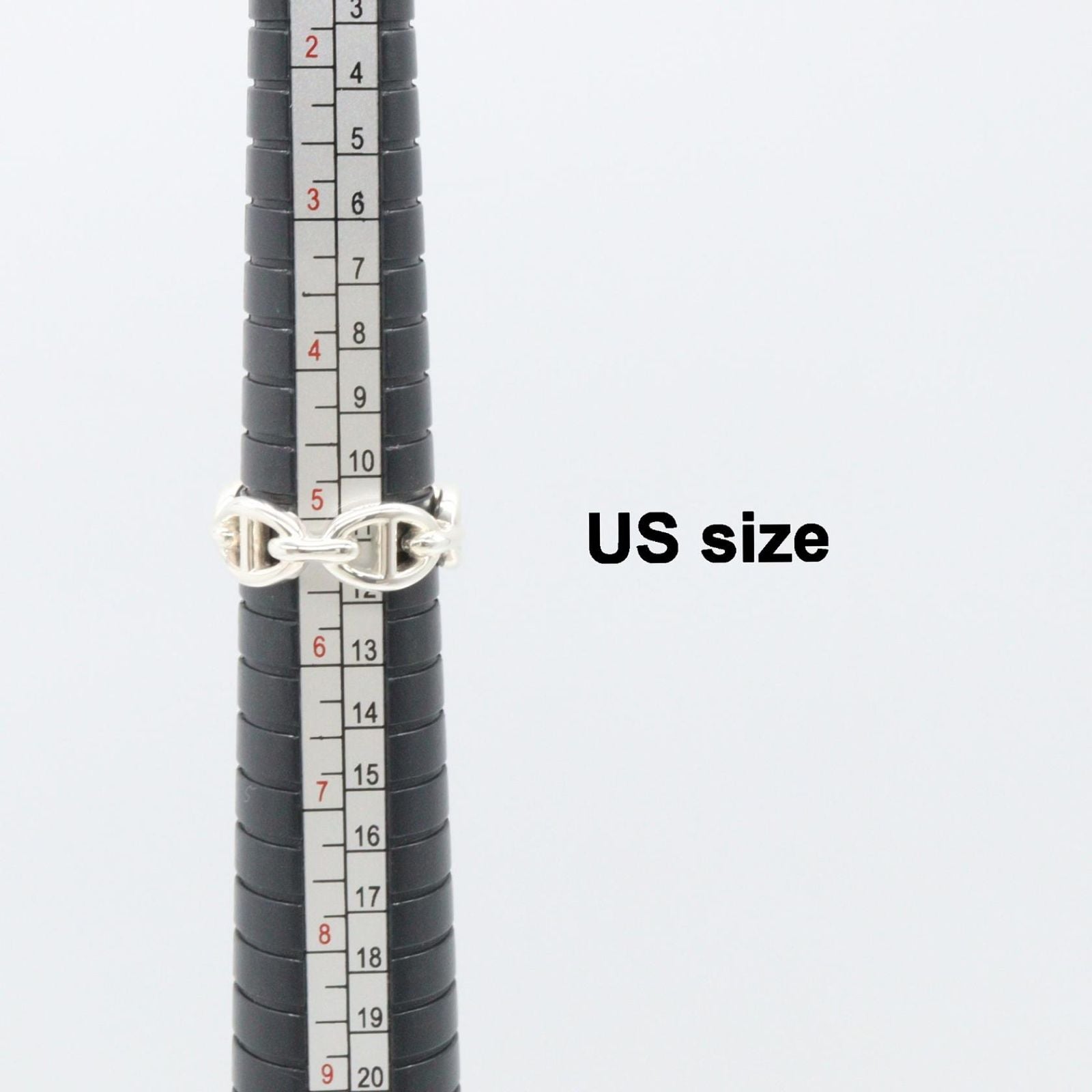 Hermes Ring Enchainee PM 925 Sterling Silver — view 8