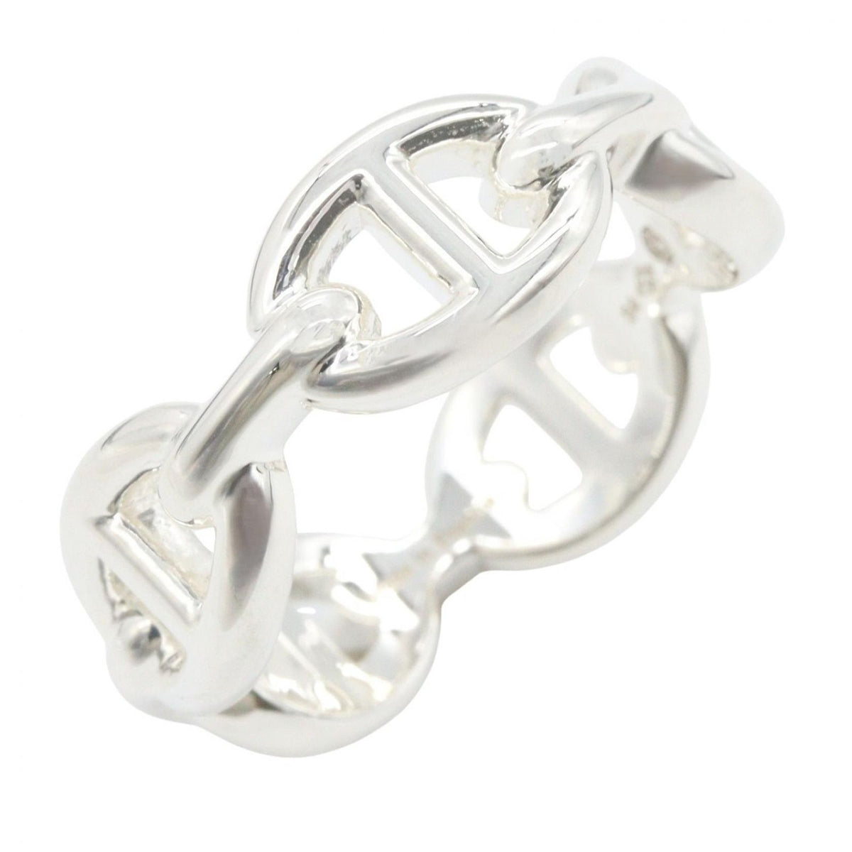 Hermes Ring Enchainee PM 925 Sterling Silver