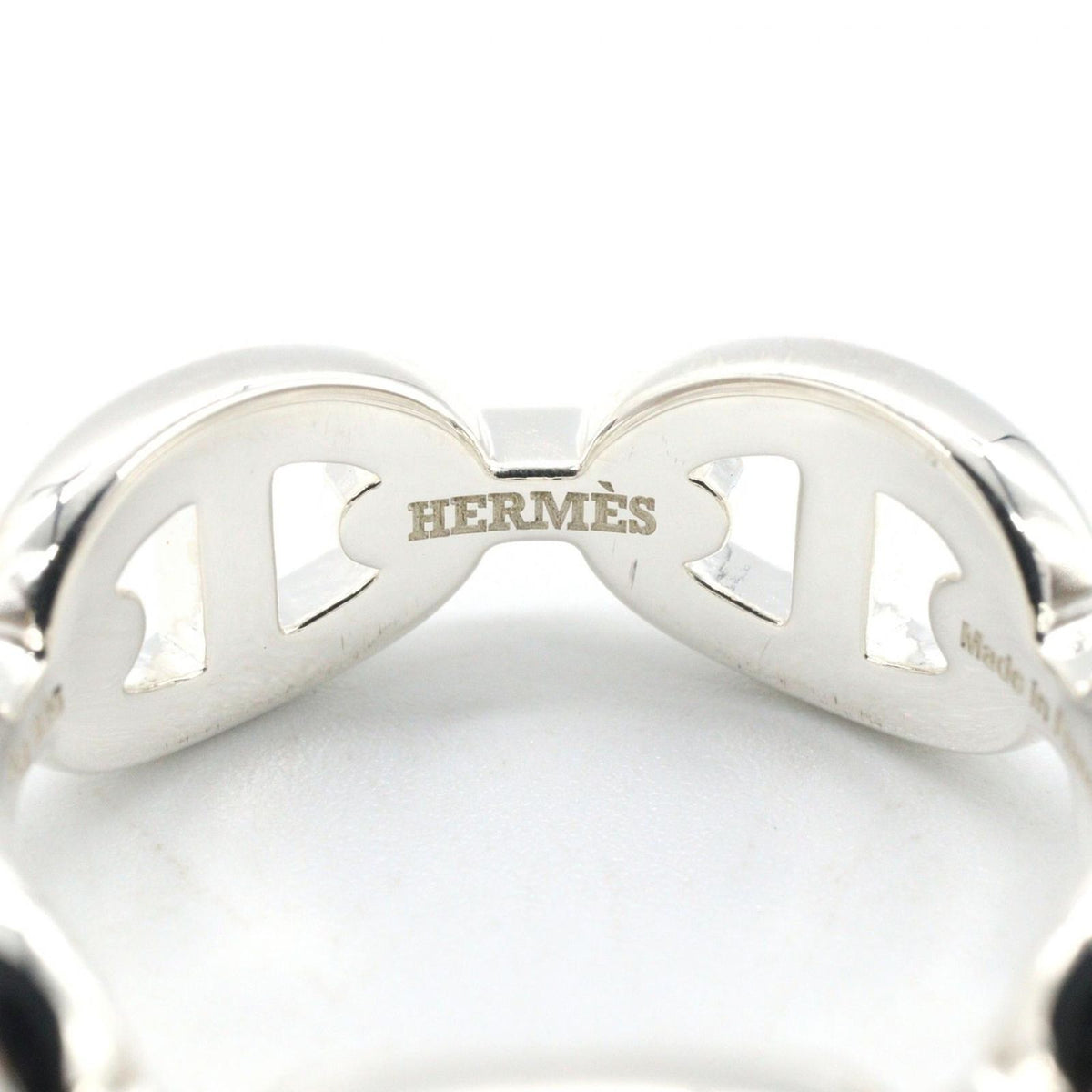 Hermes Ring Enchainee PM 925 Sterling Silver — view 4