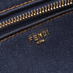 Fendi Tote Roll Medium Reversible Denim Leather — view 4